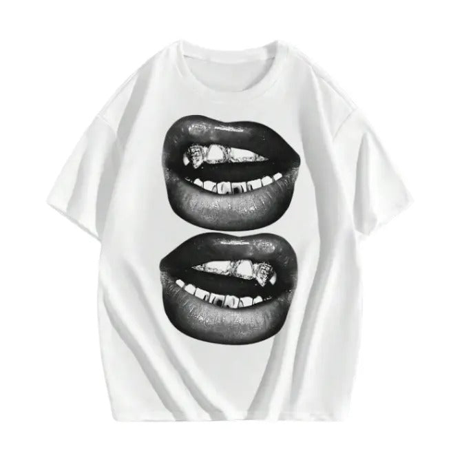 Manfinity EMRG A White Street Style Top Men's Unisex T-Shirt, Hoodie, Sweatshirt S-3XL, Mens & Womens Streetwear Tops & Underwear Crewneck Round Neck