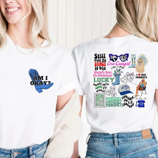 Megann Mor0ney 2 Sides Tee, Country Music Tee, Concert Outfit, Cowgirl Shirt, Unisex Short Sleeve Tee Shirt, Casual Clothing