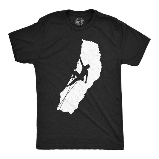 Mens Funny T Shirts Cave Climber Sarcastic Graphic Tee For Men Mens Funny T Shirts Cool Tees Soft Stylish Casual Menswear Funny Sarcastic Short Sleeve Novelty Tees for Guys Black -
