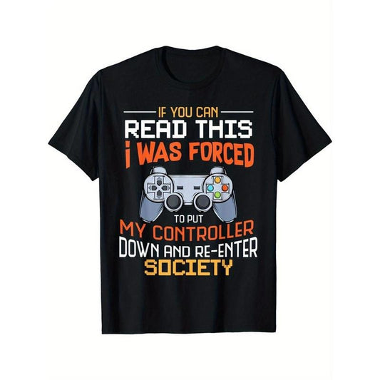 Mens Game Console Graphic T-shirt - Stylish Crew Neck, Short Sleeve, Summer Sportswear - Ultra-Comfortable, Lightweight & Versatile for Casual Days Made in USAstyle{n002}2