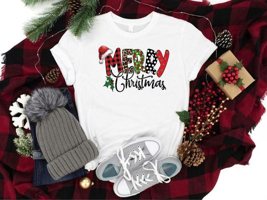 Merry Christmas Shirt, Merry Christmas Buffalo Plaid Sweatshirt, Christmas Hoodie, Christmas Love Shirt, Christmas Family Shirt, Christmas Gift Cotton Cute