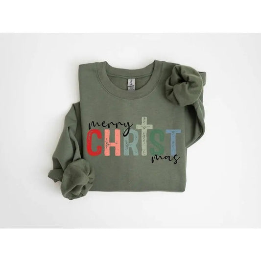 Merry Christmas Sweatshirt, Christmas Jesus Sweatshirt, Jesus Christmas Sweatshirt, Religion Sweatshirt, Gift For Christian  T-shirt, sweater and Hoodie