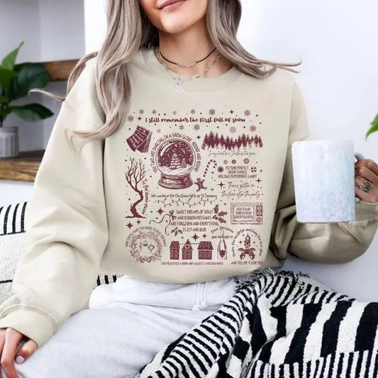 Merry Swlftmas Christmas Songs Sweatshirt Shirt Sweatshirt, Hoodie, T - Shirt