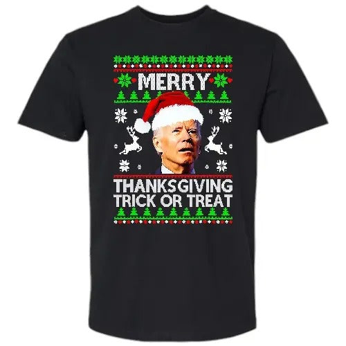 Merry Thanksgiving Trick Or Treat T Shirt