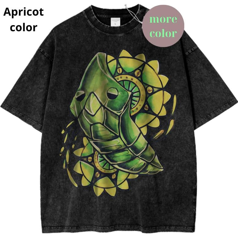 Metapod Graphic T-Shirt, Pokemon Shirt, PKM Shirt, Anime TShirt, Vintage T-Shirt, Streetwear Shortsleeve Printed Womenswear Top