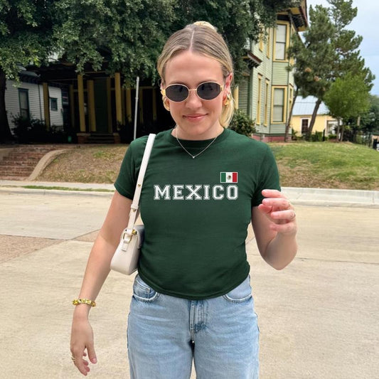 Mexico Women's Baby Tee Mexico Y2k T-shirt Mexico Mexico Crop Tee Vintage 2000s 90's Baby Tee Mexico Shirt Mexico Tank Top  T-shirt, sweater and Hoodie
