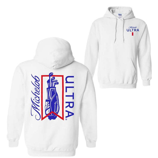 Michelob Ultra Golfing 2 Sided T-Shirt Sweatshirt Hoodie, For Men And Women