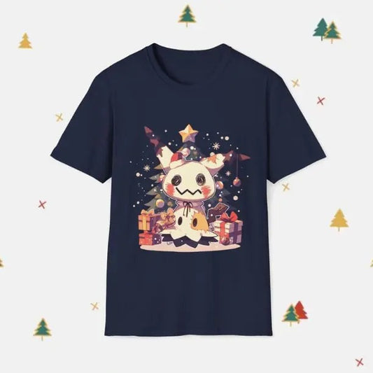 Mimikyu Anime Christmas Tshirt, Pokemon Christmas Shirt, Pokemon Shirt, Manga Shirt, Anime Shirt, Gift For fan, Menswear Top, Womenswear Top