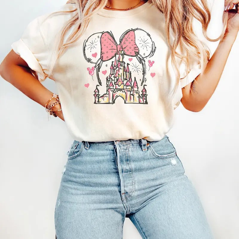 Minnie Mouse Castle Shirt Magic Kingdom Family Shirt Vintage Shirt land Shirt Magical Kingdom