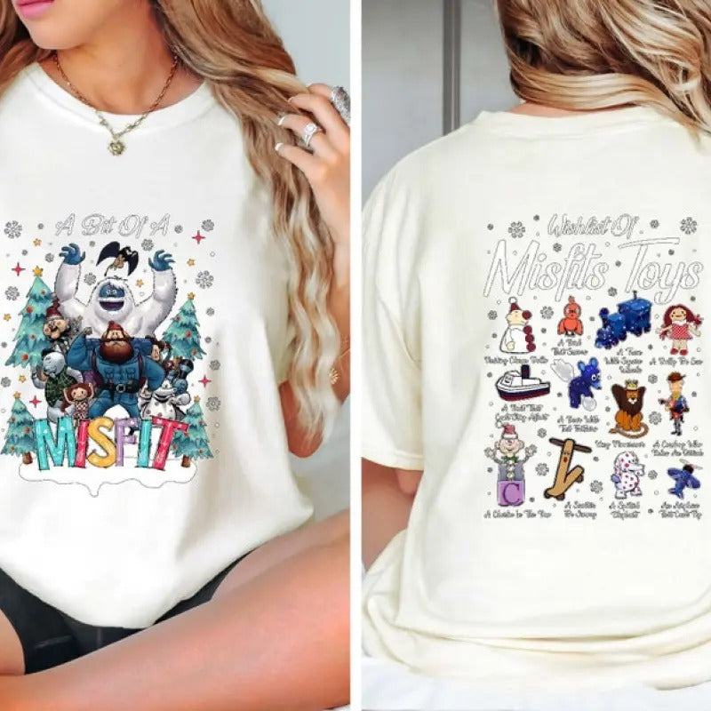 Misfit Toys Christmas Shirt, A Bit Of A Misfit Sweatshirt, Rudolph The Red Nosed Reindeer Sweatshirt , Christmas Sweatshirt Gifts