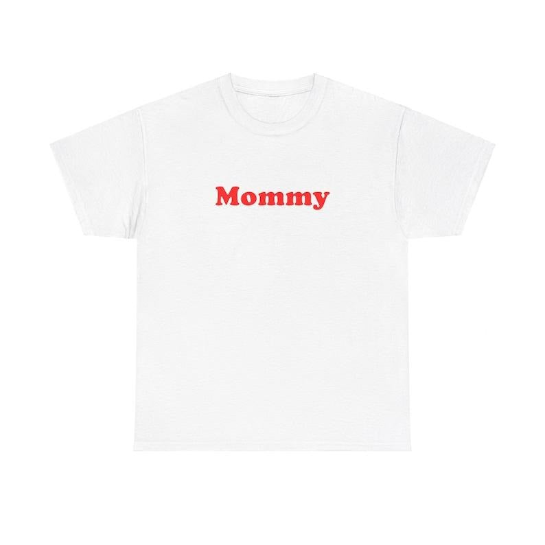 Mommy Unisex Heavy Cotton Tee Italian Ironic Iconic Shirt Y2K NYC Little Meatball Italy Canal Mulberry Street Girl Sassy Funny Trendy Gift1