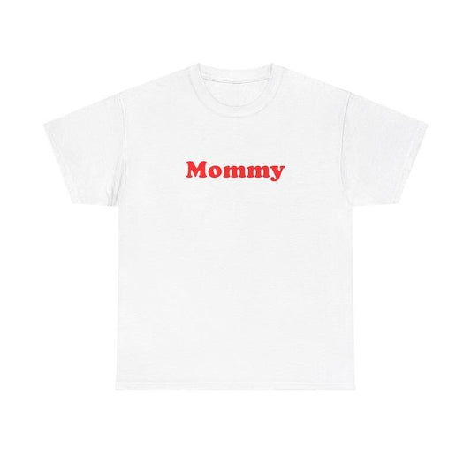Mommy Unisex Heavy Cotton Tee Italian Ironic Iconic Shirt Y2K NYC Little Meatball Italy Canal Mulberry Street Girl Sassy Funny Trendy Gift1
