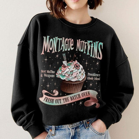 Montague Muffins Leather And Lark Sweatshirt, Butcher And Blackbird Book Series TShirt For Fan, Gift For Book Lover