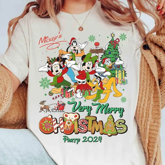 Mouse Christmas Sweatshirt Tshirt, Very Merry Christmas Party Shirt, Magic Kingdom Christmas Shirt, Christmas Holiday Shirt