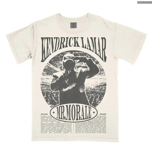Mr. Morale Kendrick Lamar Vintage T-shirt, K DOT Merch, Rap Streetwear Unisex Gift Concert Tee Shirt , Global Trending Outfits