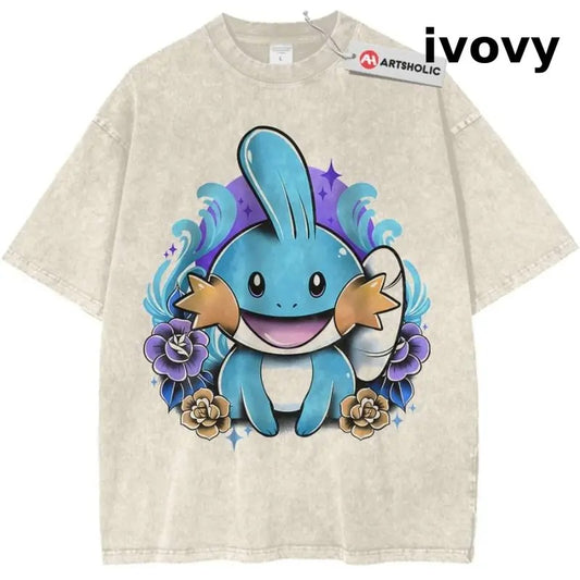 Mudkip Shirt, Pokemon Shirt, PKM Shirt, Anime Shirt, Vintage T-Shirt