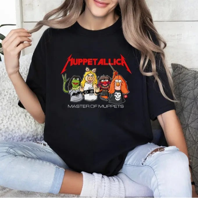 Muppet Allica Shirt, Muppet Music Tee Shirt, Muppets Sweatshirt, Master Of Muppets Shirt, Gift For Fan