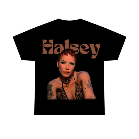 Music Halseyy Brown Shirt, Gift Fans Tee