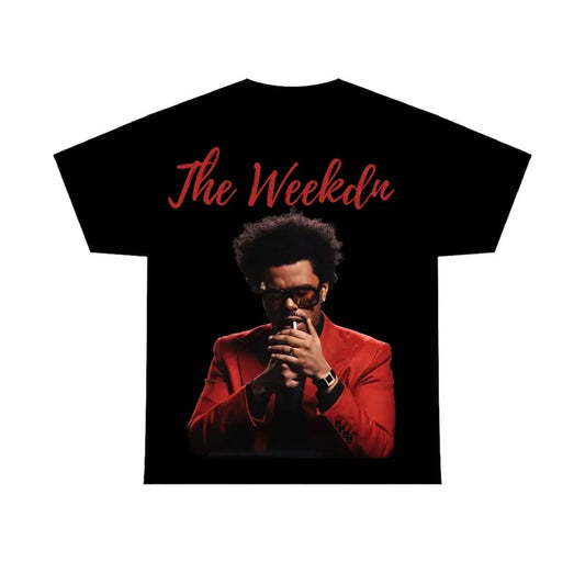 Music Red Thee Weekdddnn Shirt, Rap Gift Fans Tee