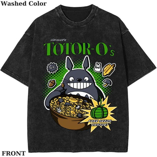 My Neighbor Totoro Hayao Graphic T-Shirt, Pokemon T-Shirt, PKM Shirt, Anime Funny Shirt, Vintage Tee Streetwear Shortsleeve Printed Womenswear Top