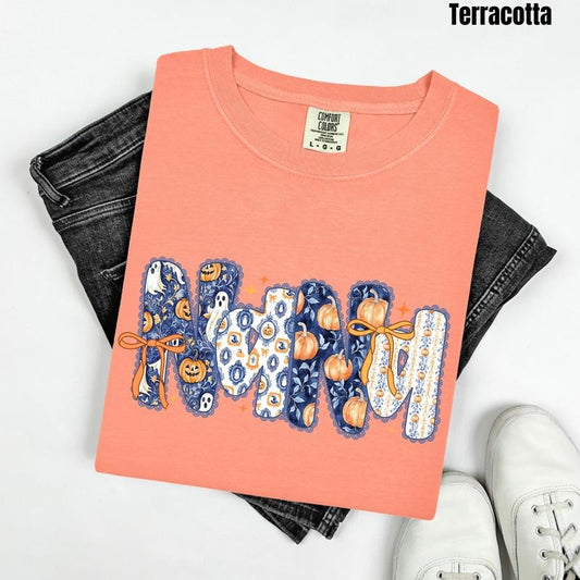 Nana Blue Harvest Comfort Colors T-Shirt 'NLB'