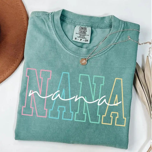 Nana Shirt, Nana T-Shirt, Gift for Nana, Grandma Gift, Grandmother Shirt, Grandma Mimi Gigi Tee, Mother's Day Gift