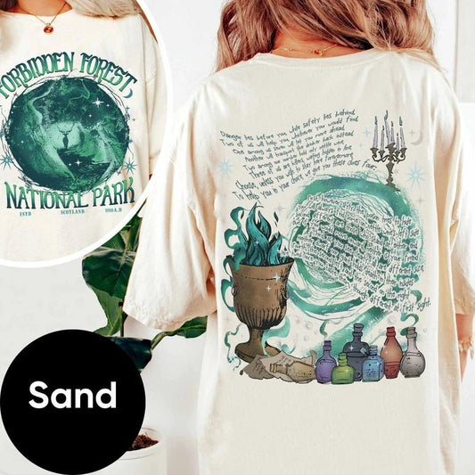 National Park Wizard T-Shirt, Sweatshirt, Hoodie, Forbidden Forest Shirt, Hp Inspired Shirt Shirt Wizarding World, Bookish Gift For Fan, Snape