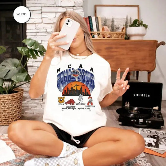 Ncaa Final Four Tshirt, Sport Fan Tee, Ncaa Final Four, Ncaa Final Four 90s, San Antonio Ncaa 90s, Ncaa Vintage 90s, Gift For Fan, Unisex T-Shirt, Gifts For Men Women, Short Sleeve Tee Shirt, Gifts For Birthday Fathers Day