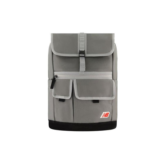 New Balance Men's Gray Legacy Icon Flap Backpack