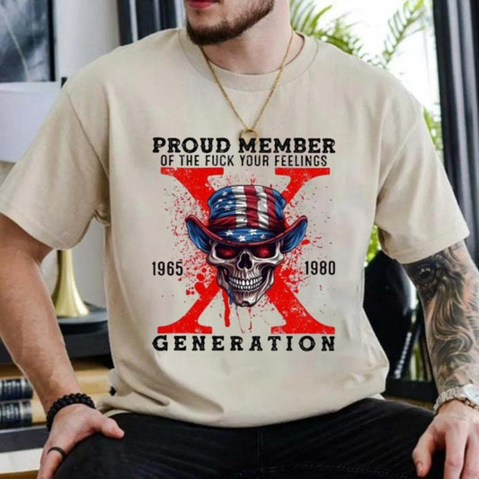 New Version Generation X T Shirt, Gen X Tshirt, Skull Halloween Gen X Shirt, Unisex Short Sleeve Tee Shirt