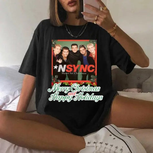 Nsync Christmas shirt, Funny Merry Christmas Holidays shirt