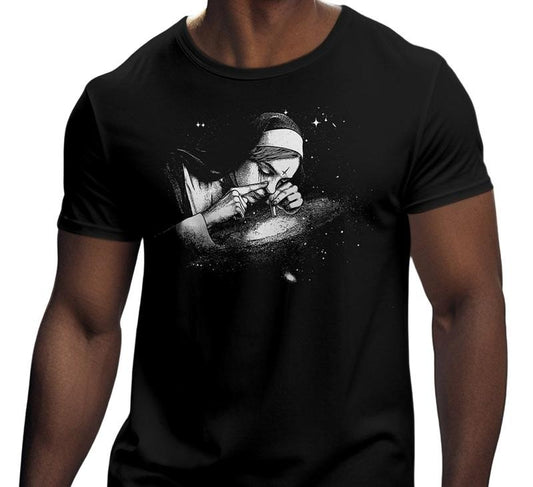 Nun Smoking Dark funny tshirts T-Shirt HipHop Graphic Streetwear Graphic