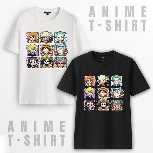 One Piece Chipi Character Tshirt, One Piece Tshirt, Anime TShirt