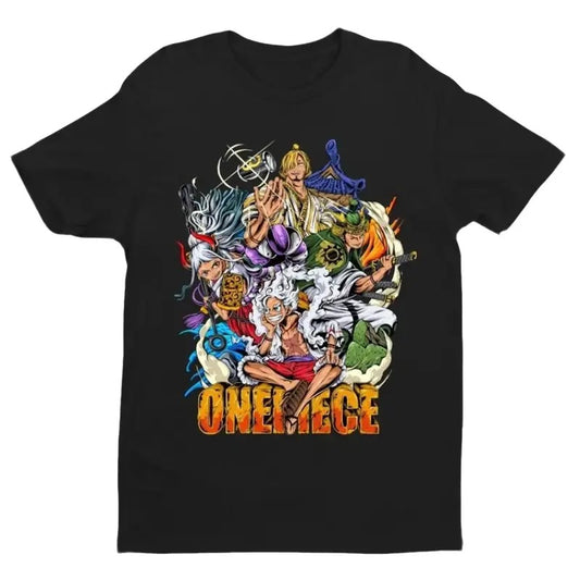 One Piece T-shirts,  Straw Hat Crew Wano Arc Classic T-shirt, Team One Piece Tshirt,  Anime One Piece Tshirt, Anime Tshirt, Anime Merch, One Piece Merch, Anime Graphic Tee, Gift For Him, Gift For Her, Gift For Fan Menswear Top Underwear Streetwear
