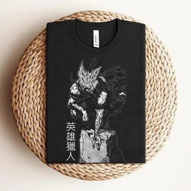 One Punch Man Shirt, Anime Graphic T-Shirt, Japanese Anime Tees, Anime Manga Shirt, Garou Shirt, Anime Shirt, Gift For Anime Fans Sweatshirt, Hoodie, Comfort Colors