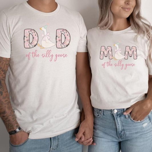 One Silly Goose 1st Birthday Matching Family Shirt One Silly Mama Birthday Outfit Matching Mommy and Me Tee Goose Birthday First Birthday