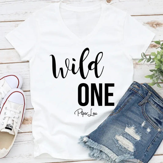Wild One Apparel, Proudly Printed In The USA, Tee / Tank / V Neck Gray / White / Blue / Hot Pink / Orange, #sassy #cute #blackprint