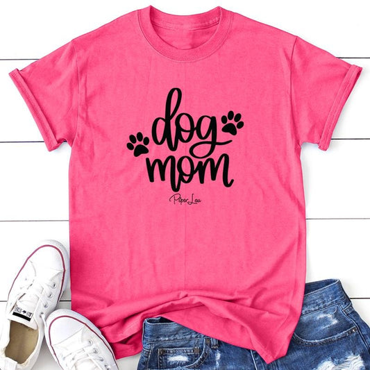 Dog Mom Apparel, Printed In The USA, Tee / Tank / V Neck Gray / White / Blue / Hot Pink / Orange, #sassy #cute #blackprint