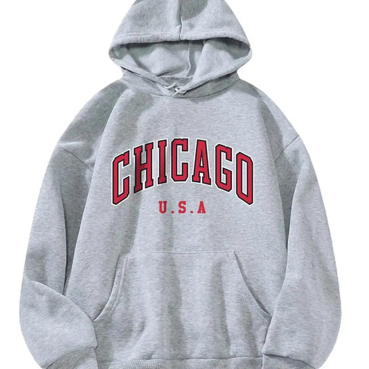 Oversized Sweatshirts Graphic Vintage Hoodie Cute Los Angeles California Pullover Crewneck Fashion OutfitsY2K