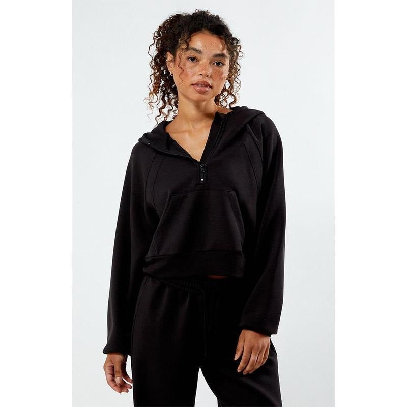 PAC 1980 Women's Active Half Zip Hoodiestyle{n002}2