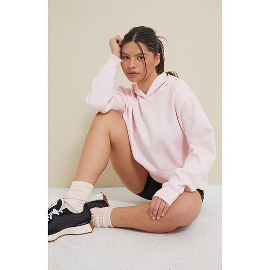 PAC 1980 Women's Active Pink Oversized Hoodie