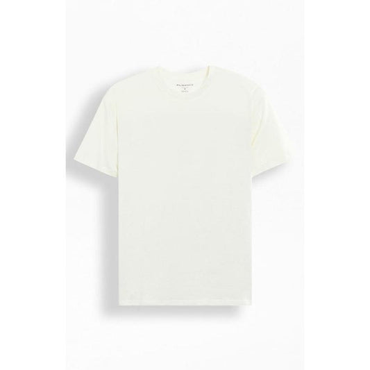 PS Basics Men's Cream Reece Regular T-Shirt