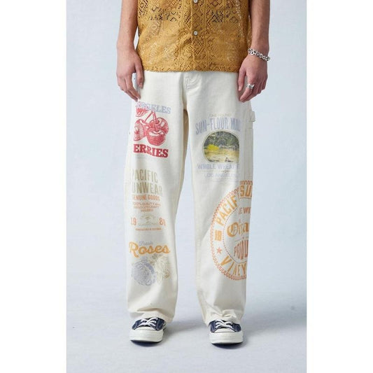 PacSun Men's Baggy Big Time Printed Carpenter Jeans