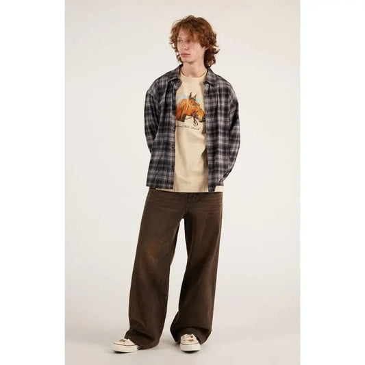 PacSun Men's Blake Extreme Baggy Jeans Brown