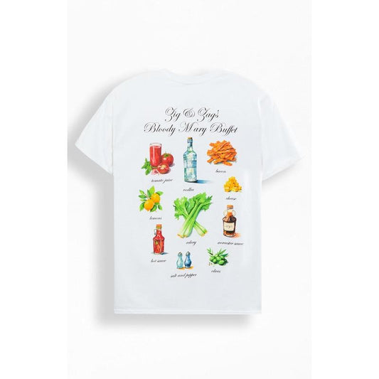 PacSun Men's Buffet T-Shirt - Multicolor