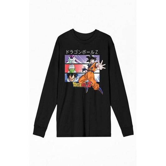 PacSun Men's Dragon Ball Z Anime Long Sleeve T-Shirt - Multicolor