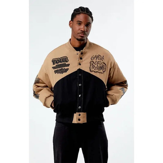 PacSun Men's Garden Of Dreams Race Jacket