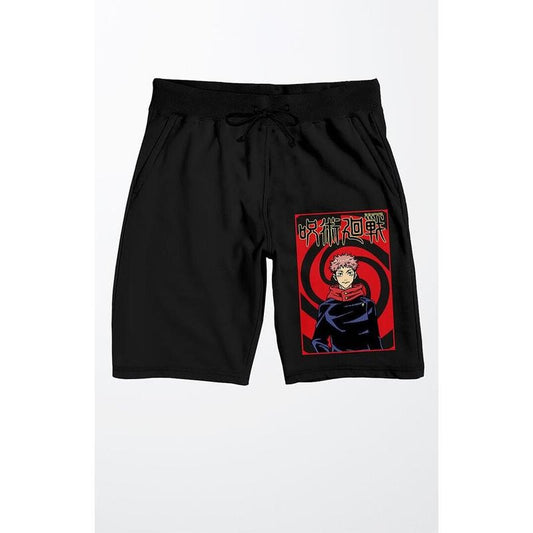 PacSun Men's Jujutsu Kaisen Yuji Itadori Anime Sweat Shorts