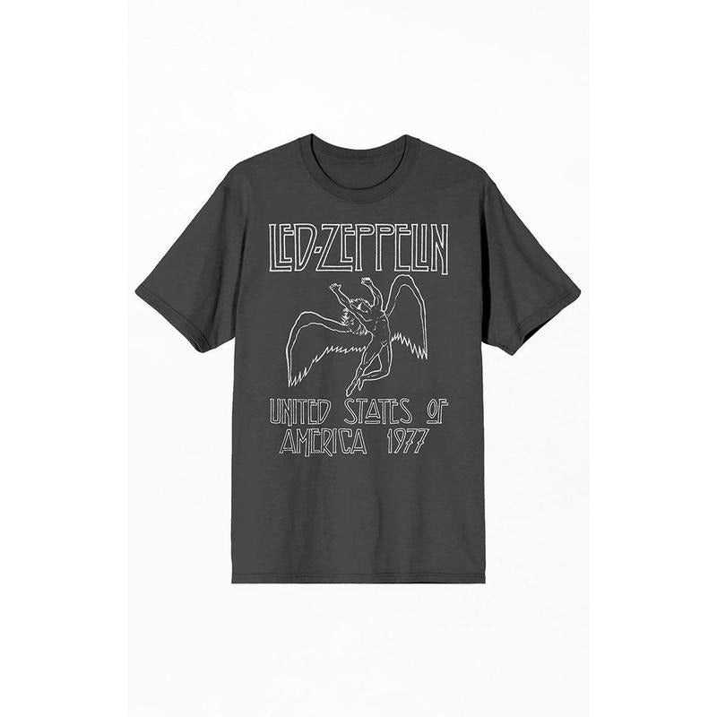 PacSun Men's Led Zeppelin United States of America T-Shirt - Multicolor
