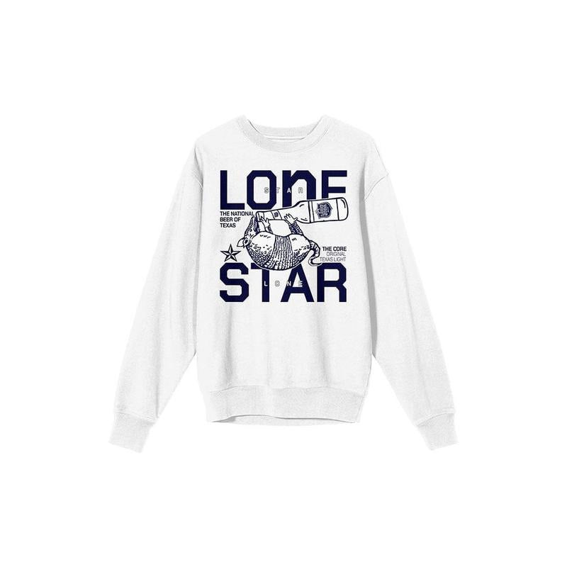 PacSun Men's Lone Star Armadillo Drink Crew Neck Sweatshirt
